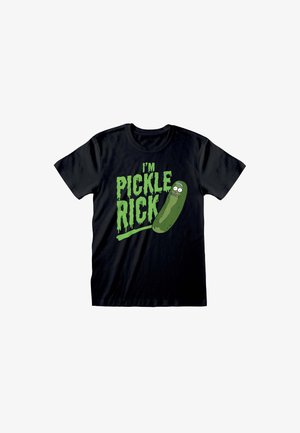 Henry Tiger RICK AND MORTY IM PICKLE RICK - T-shirt con stampa - black