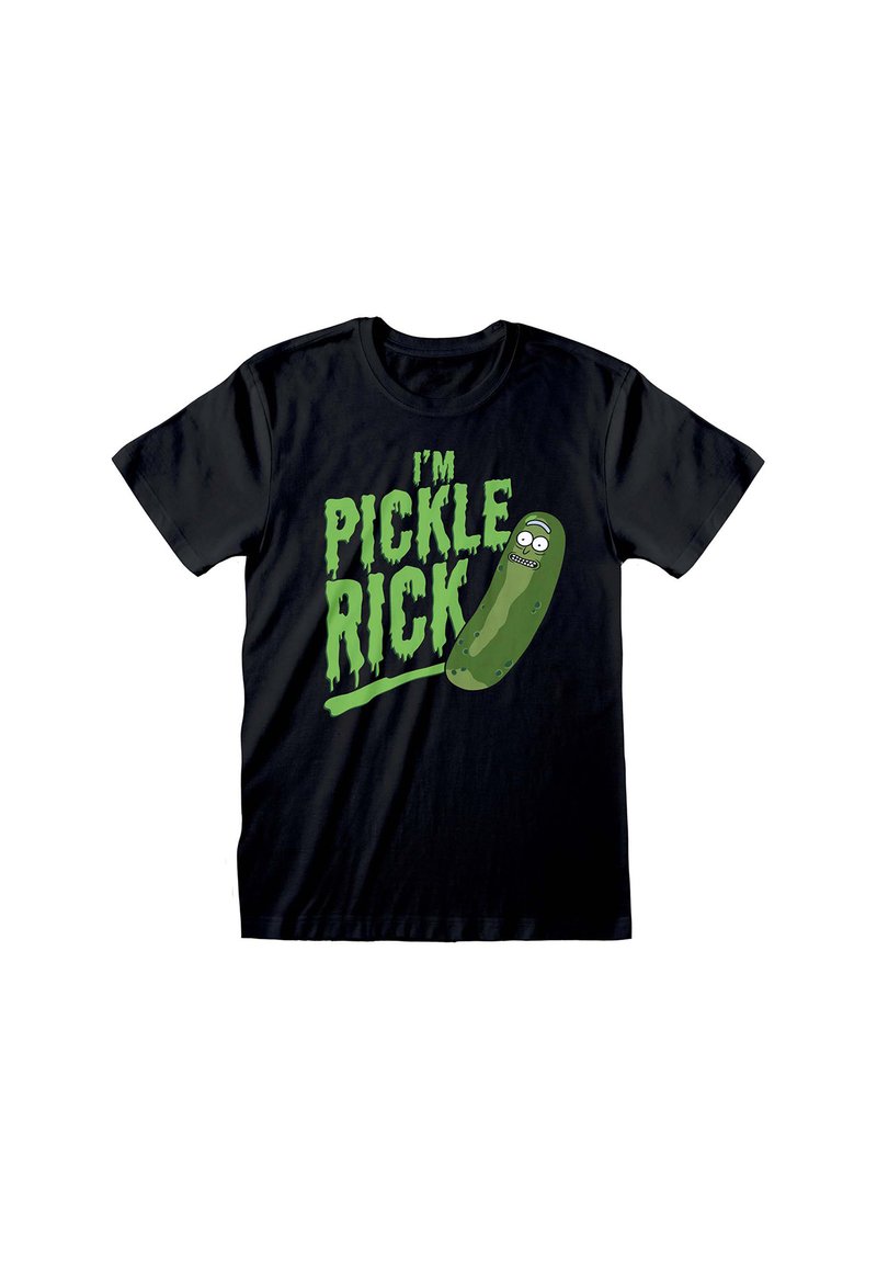 Henry Tiger RICK AND MORTY IM PICKLE RICK - Triko s potiskem - black