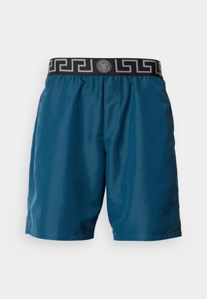 SWIM LONG NEW LOGO - Peldēšanas šorti - petrol blue/nero/silver-coloured