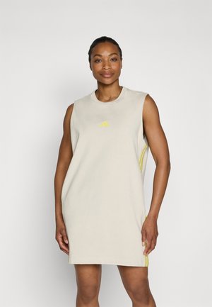 ESSENTIALS 3 STRIPES PRINT SLEEVELESS - Jerseykjole - alumina