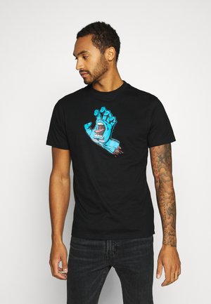 unisex Screaming hand - T-shirt z nadrukiem - black
