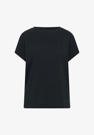Cecil, T-SHIRT WITH RUCHING IN A SOLID COLOR - T-shirt print - palm breeze green
