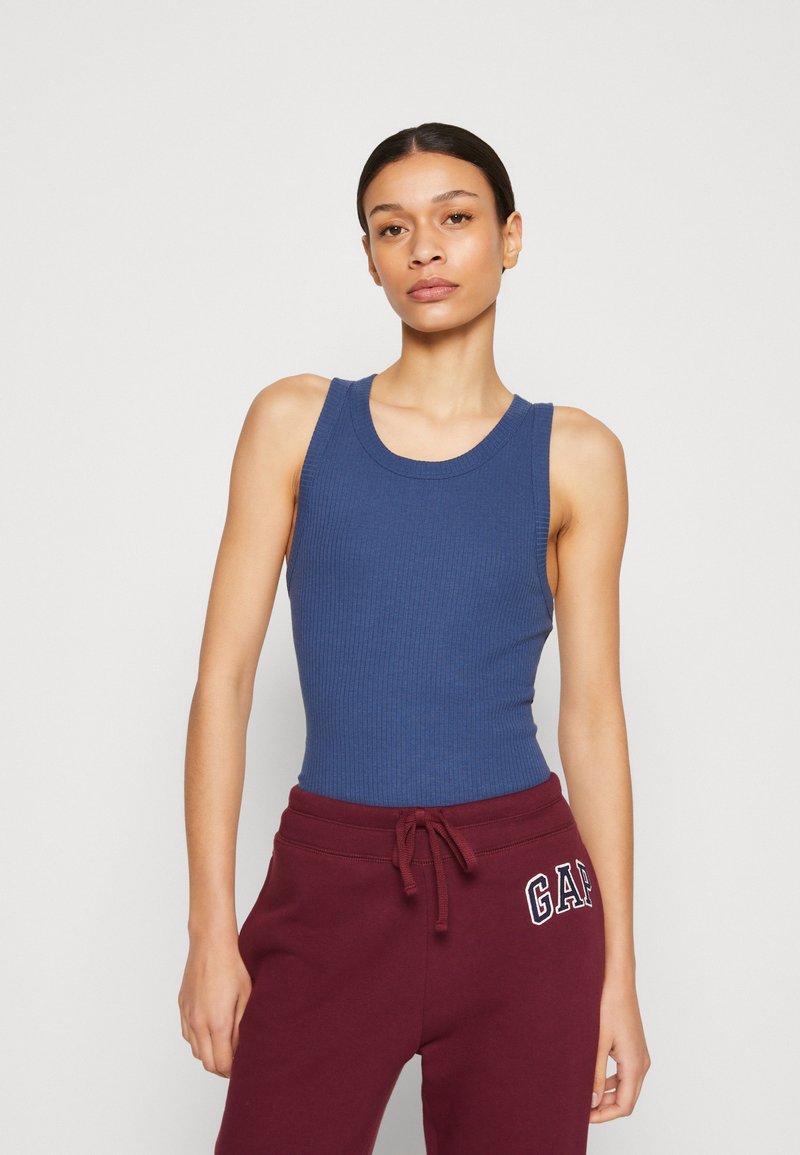 GAP HIGH NECK TANK Top blue shade/dunkelblau Zalando.at