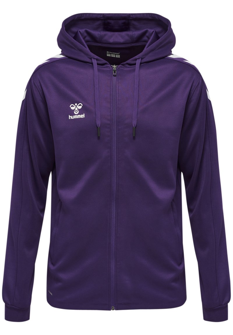 Hummel Sweater met rits paars