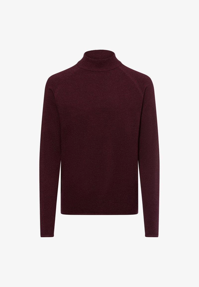 Nils Sundström Strickpullover - aubergine