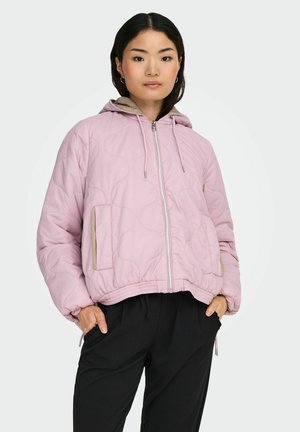 ONLMIKI HOOD QUILT - Vinterjakke - burnished lilac