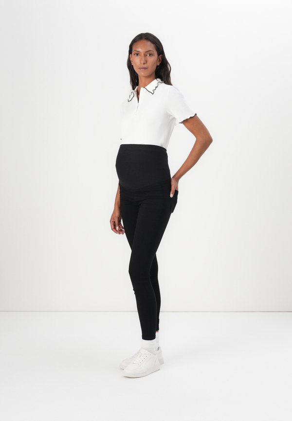 MLLUCY BLACK SLIM PANT - Leggings - Trousers4