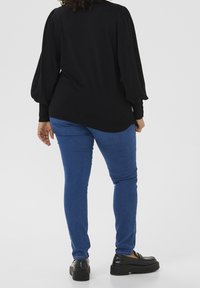 Kaffe Curve Striktrøje - mottled black