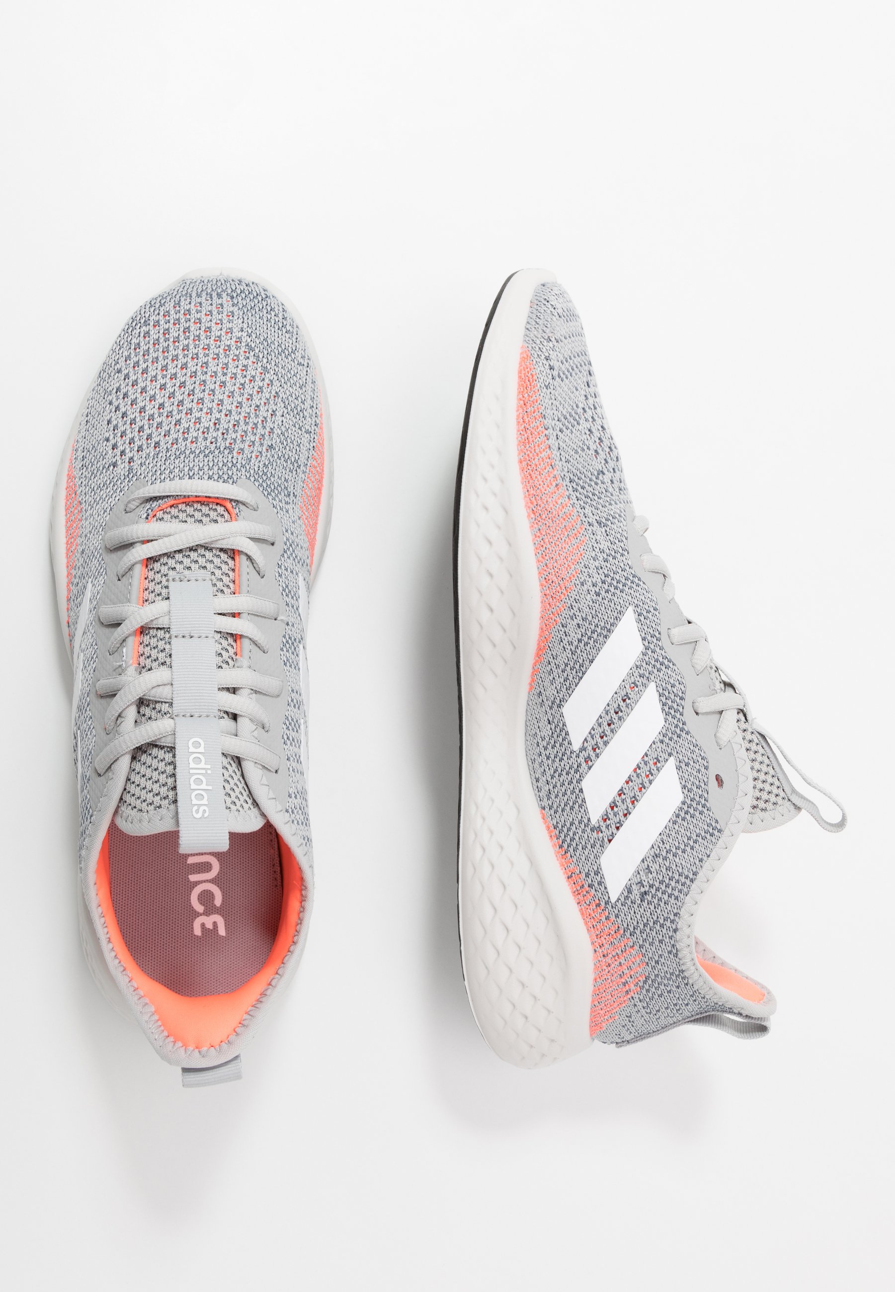 adidas fluidflow grey running shoes