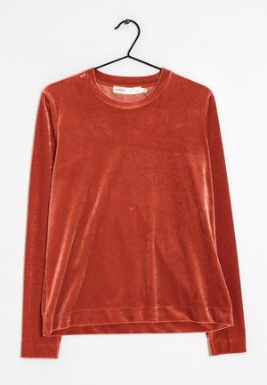 Langærmet T-shirt - red