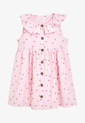 SLEEVELESS FRILL - Robe de jour - red