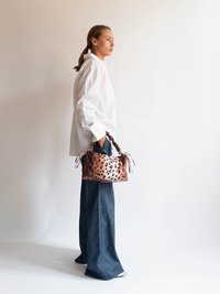 ARCADIA PRINT - Handbag - brown