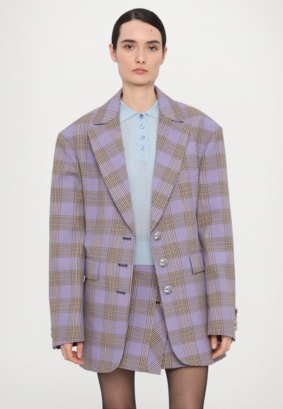 Rabanne Blazer - purple/orange/cream/blue