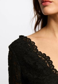 Morgan LENGTH SLEEVES - Blusa - noir
