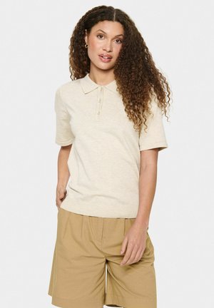 Saint Tropez MILASZ SS - Polo shirt - jojoba melange