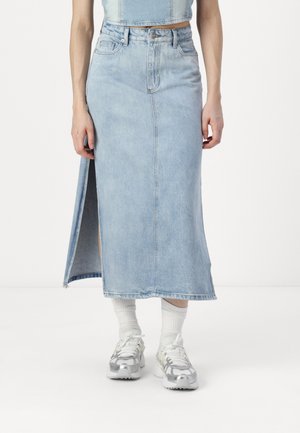 GRIAN SKIRT - Jupe longue - light blue
