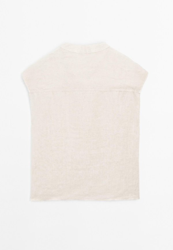 DETAILS  - Waistcoat - beige4