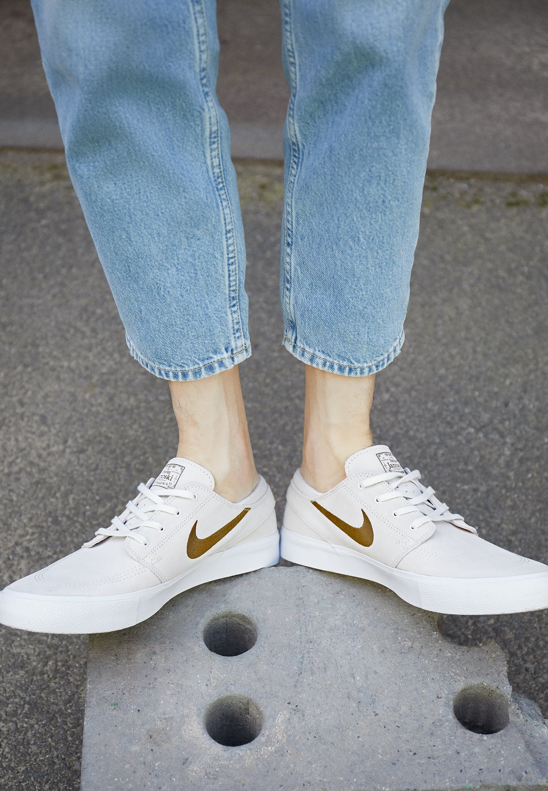 Nike SB NIKE SB ZOOM STEFAN JANOSKI RM SKATEBOARDSCHUH - Sneakers laag -  sail/yukon brown/light orewood brown/black/crème - Zalando.nl