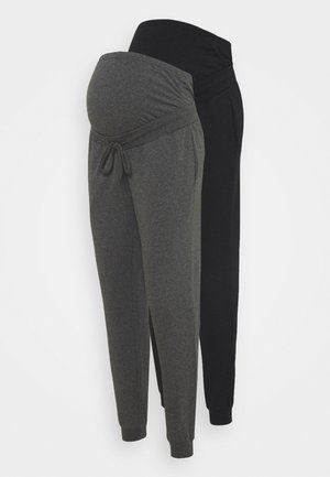 2 PACK - Trainingsbroek - black/ dark grey