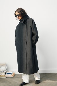 InWear Klasični plašč - dark grey melange