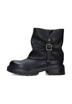 Stivaletti con plateau - black