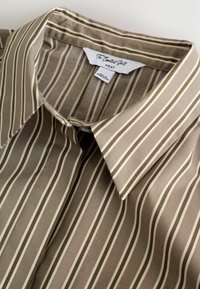 PETITE FIT  - Blusa - mocha brown stripe