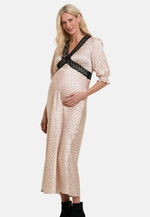 REGULAR FIT - MATERNITY TEA  - Jurk - cream black