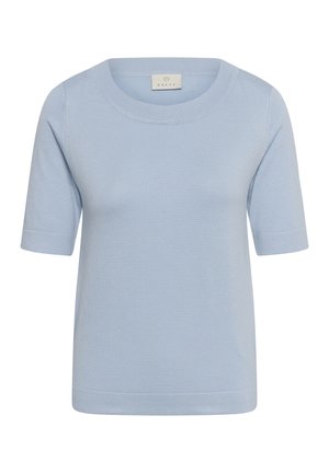 Kaffe, KALIZZA BOATNECK SOLID - T-shirt basique - blue fog