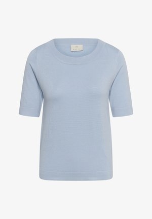 Kaffe, KALIZZA BOATNECK SOLID - T-shirt basique - blue fog