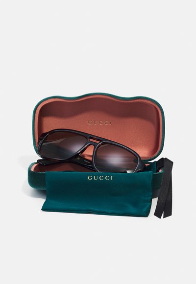 Gucci UNISEX - Napszemüvegek - havana/green