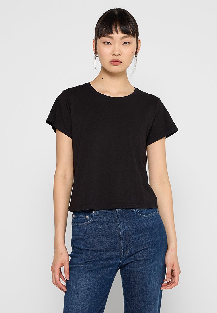 BLK DNM T-shirt basic zwart