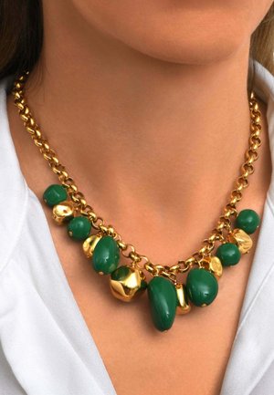 Satellite Paris, LOULOU - Collier - vert et or