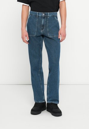 Pepe Jeans CARPENTER - Brīva piegriezuma džinsi - dark-blue denim