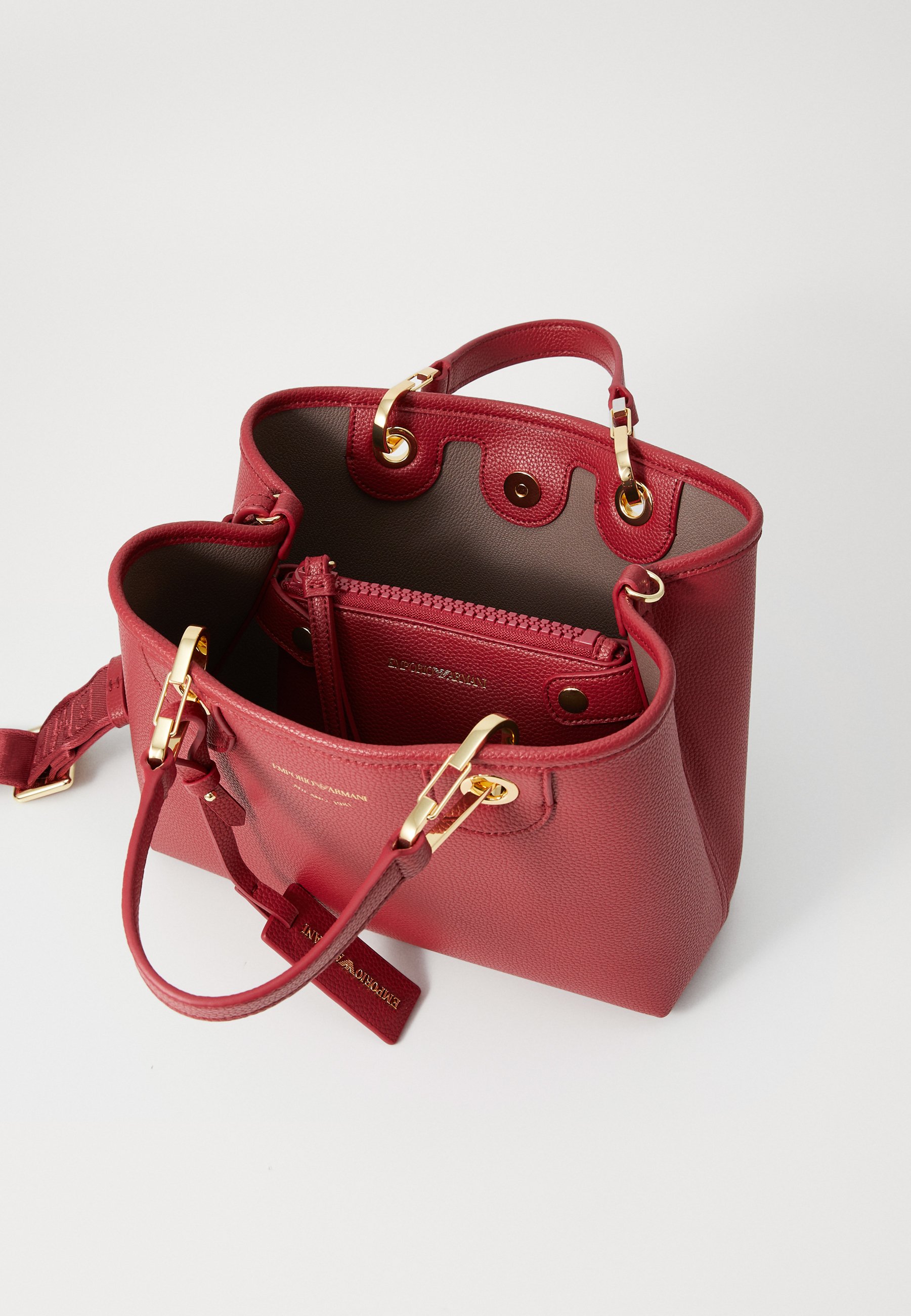 Emporio Armani BAG SETSET - Sac à main - carminio/taupe/rouge