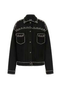 NIETEN - Veste en similicuir - schwarz