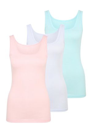 LASCANA PACK OF 6 - Undershirt - blau  rosé  mint
