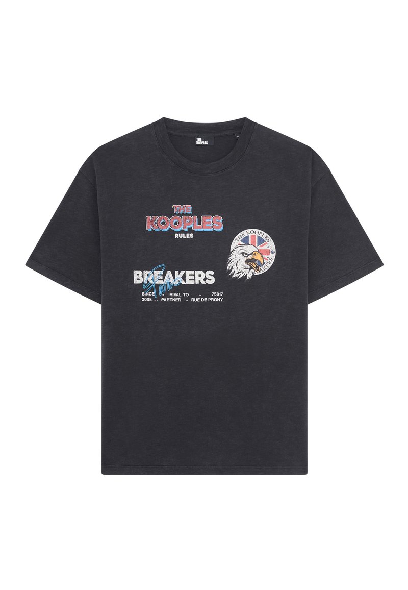 The Kooples T-shirt print zwart