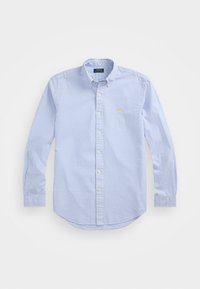 CUSTOM FIT STRIPED SEERSUCKER SHIRT - Shirt - blue/white
