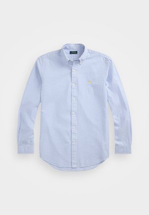 Polo Ralph Lauren CUSTOM FIT STRIPED SEERSUCKER SHIRT - Shirt - blue/white