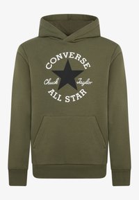 Converse DISSECTED CHUCK HOODY - Jersey con capucha - dark green