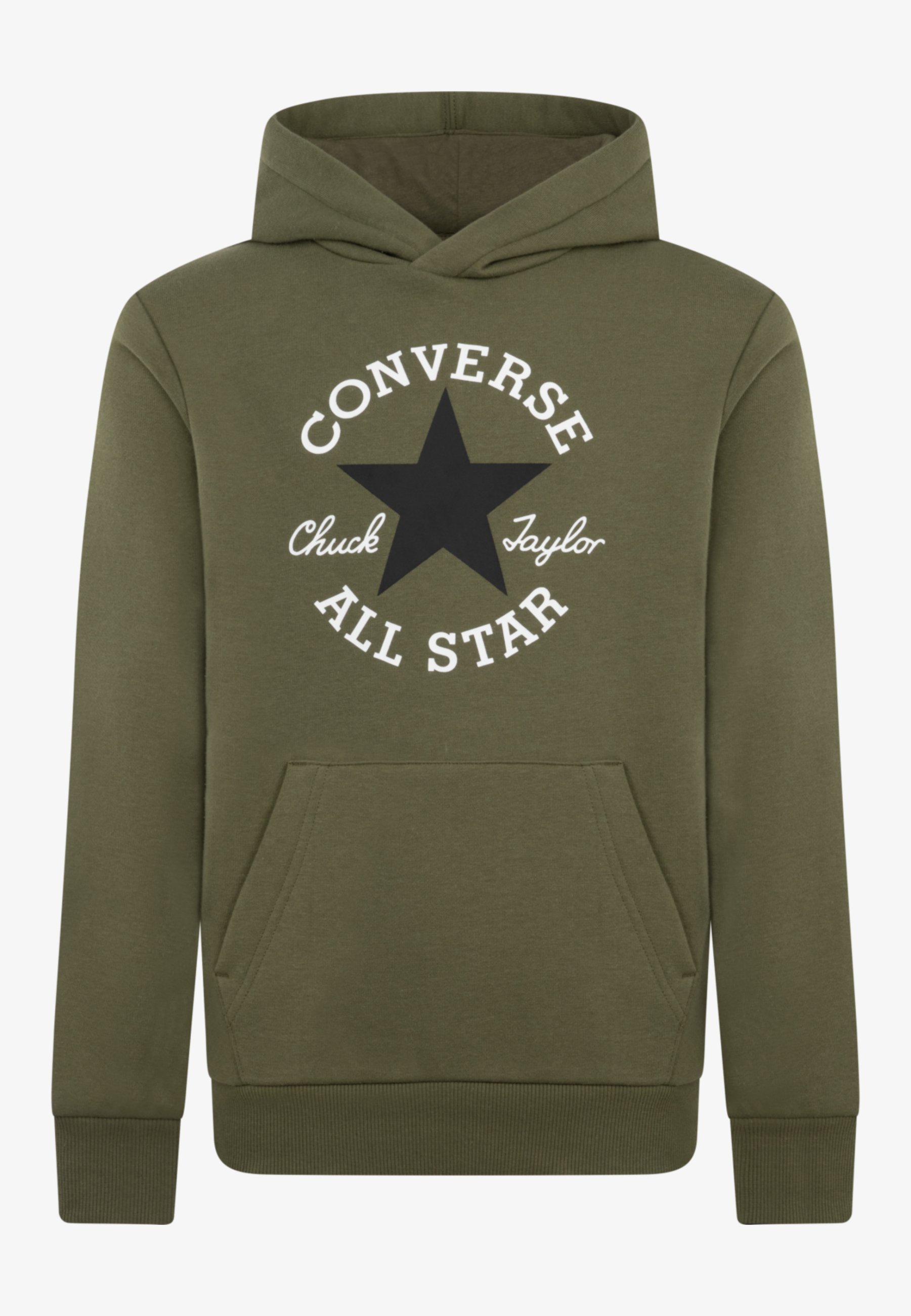 Converse DISSECTED CHUCK HOODY Felpa con cappuccio dark green