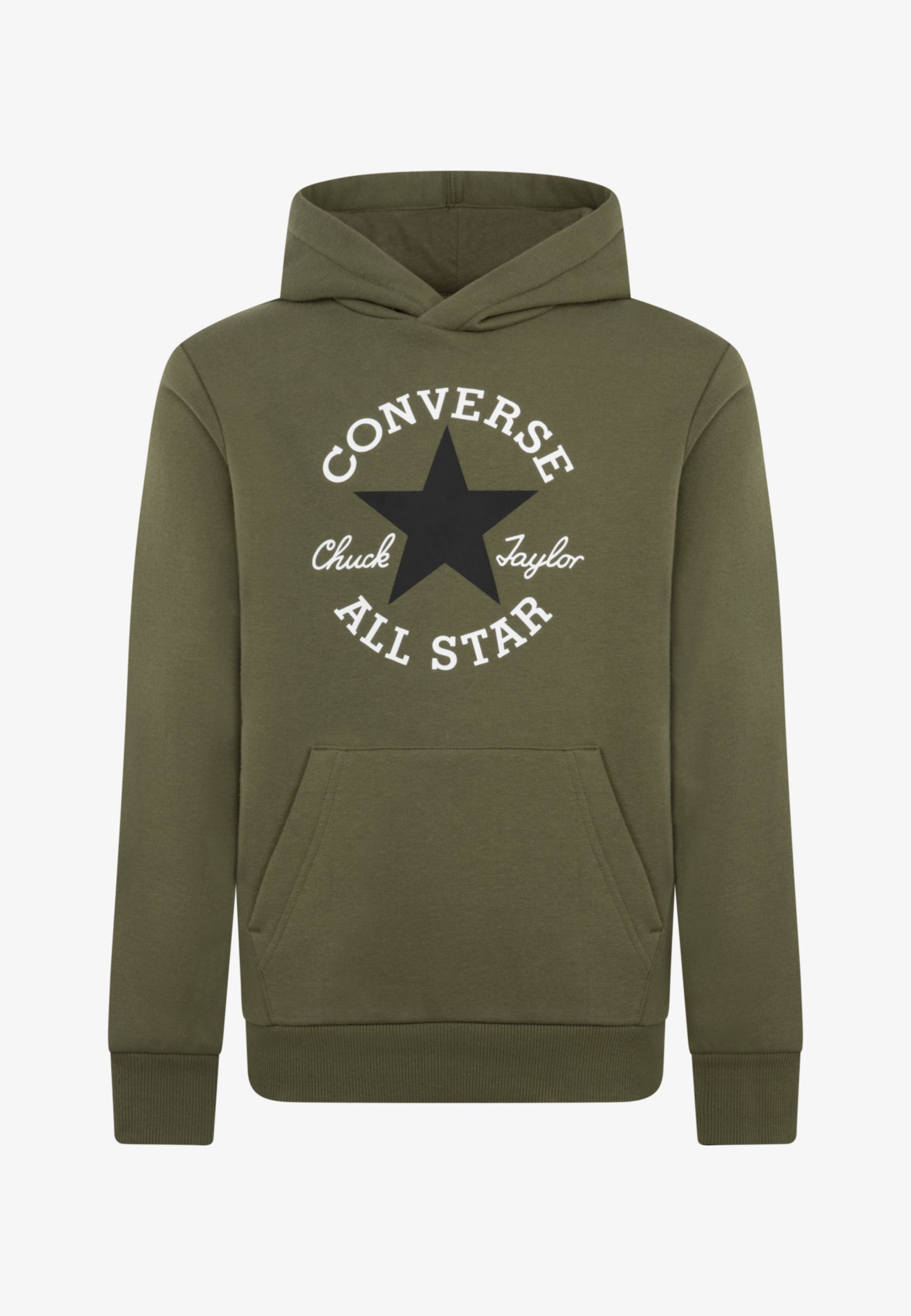 Converse DISSECTED CHUCK HOODY Felpa con cappuccio dark green