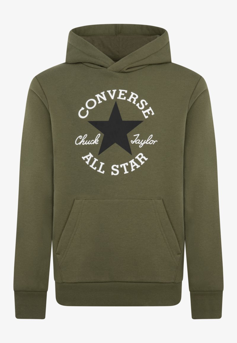 Converse DISSECTED CHUCK HOODY - Jersey con capucha - dark green