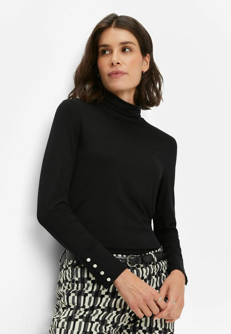 BRAX STYLE CAMILLA - Langærmet T-shirt - black