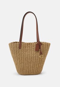 SMALL TOTE - Handtasche - dark natural