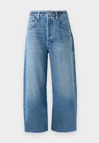 RAW HEM CROP - Wide Leg - telegraph