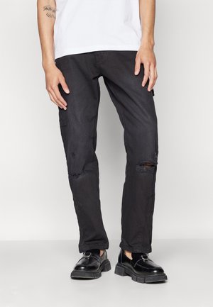 REGION - Džínsy s rovným strihom - charcoal wash