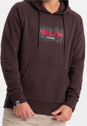 Hoodie - dark brown