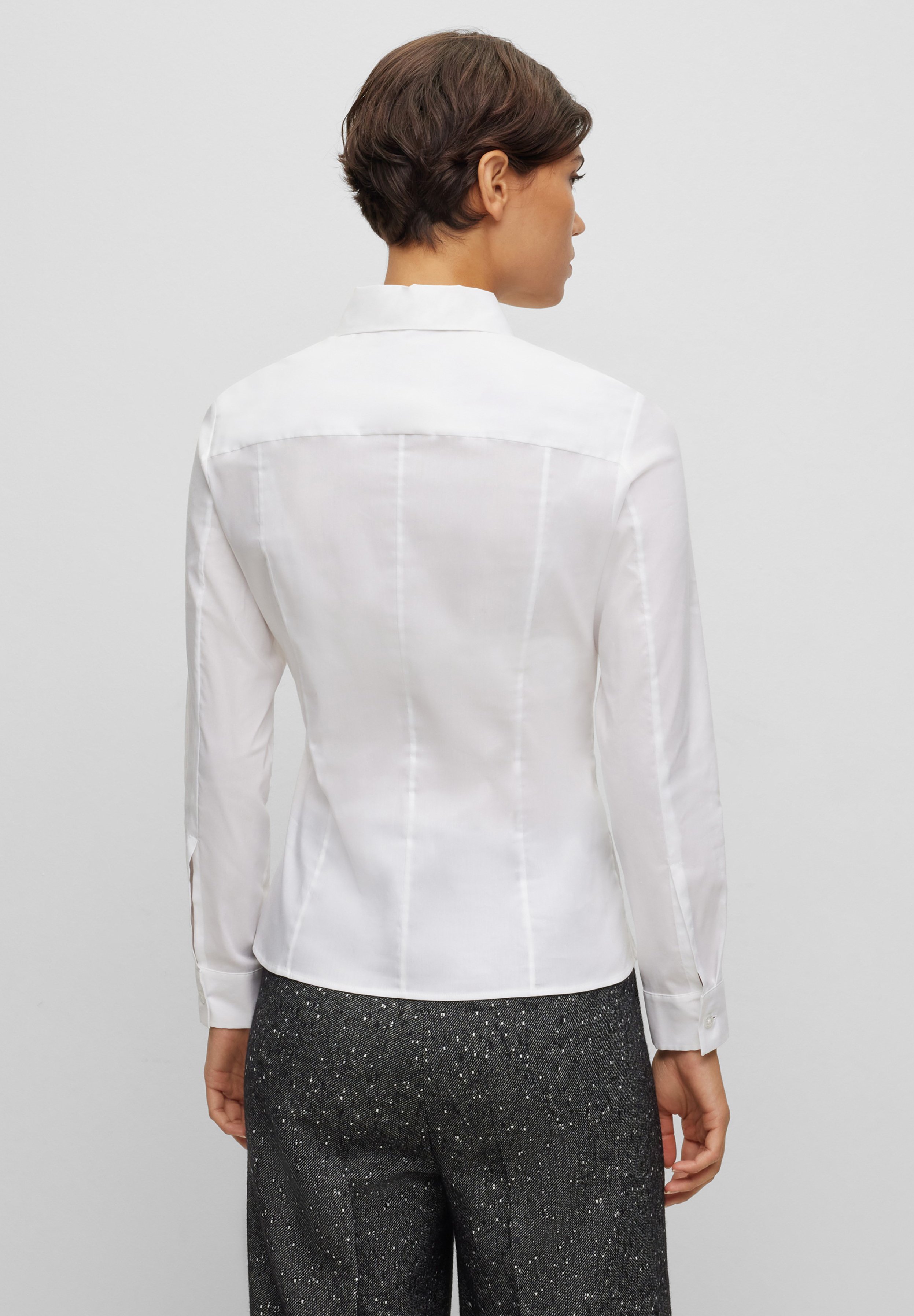 BOSS BASHINAH - Hemdbluse - white/weiß - Zalando.ch