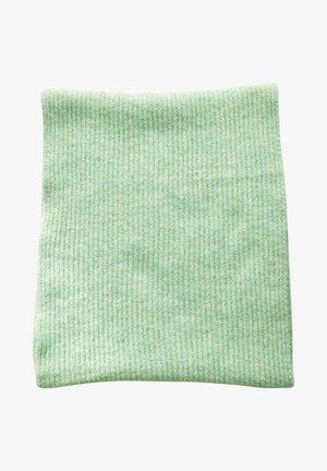 Vaaleanvihreä ribbikankaan pinta, pehmeä tekstuuri, suorakaiteen muotoinen, hienovaraisia sävyeroja. Ei huomattavaa varustusta tai korostuksia.